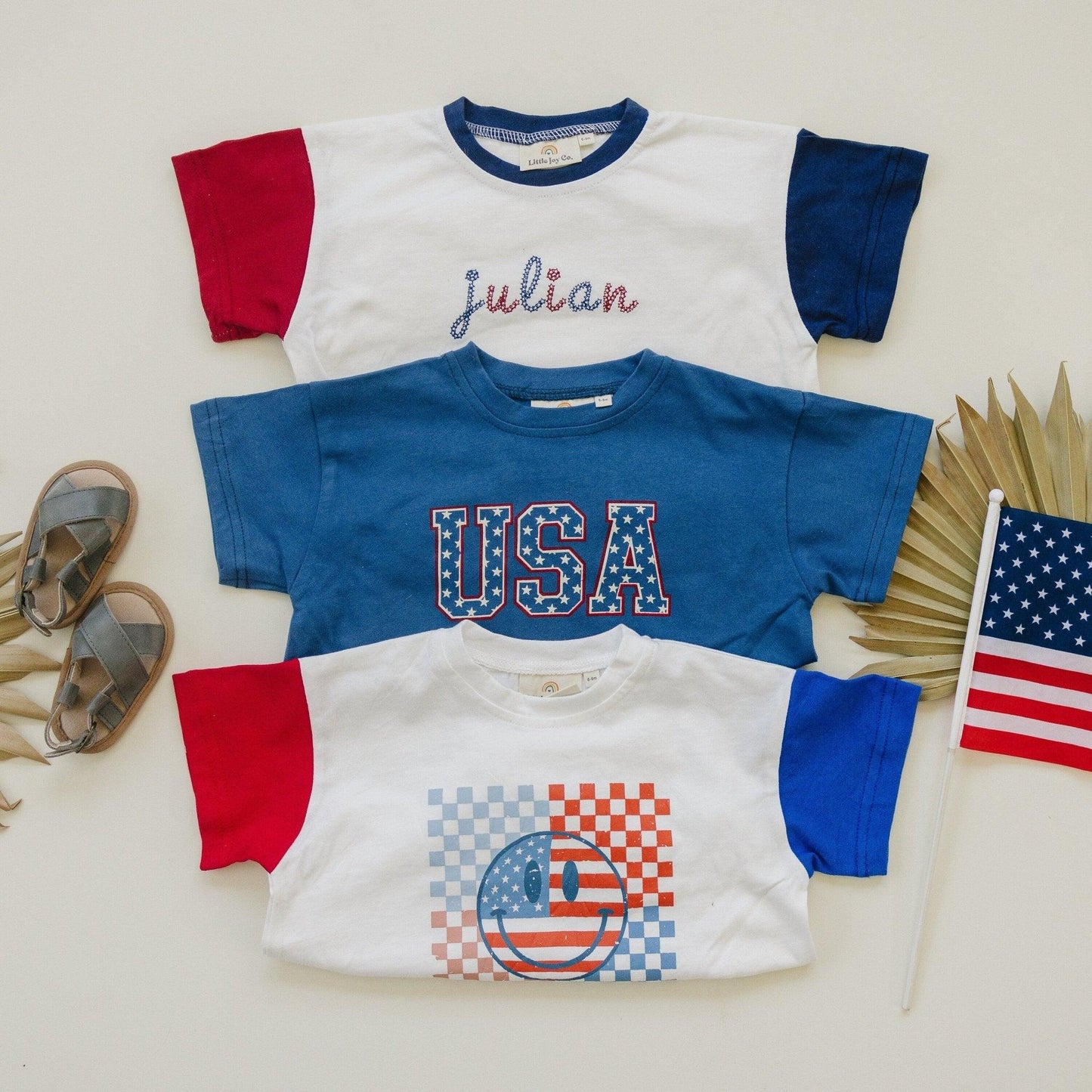 USA Stars T-Shirt Romper